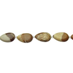 picture jasper natural gemstone drop beads