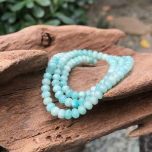 amazonite faceted rondelle natural gemstone beads
