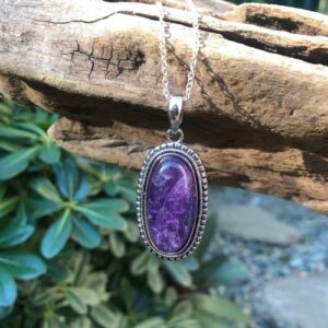 amethyst natural gemstone pendant Australia