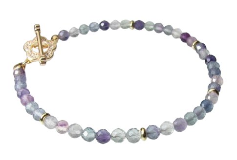 fluorite gemstone bracelet