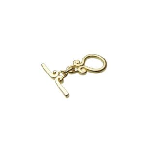 18k gold toggle clasp
