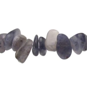 iolite gemstone chip beads