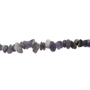 iolite gemstone chip beads