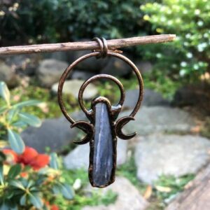 kyanite gemstone pendant