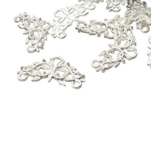 silver connectors findings for beading