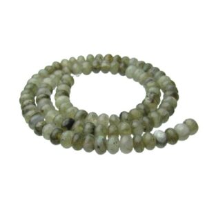 labradorite natural rondelle gemstone beads