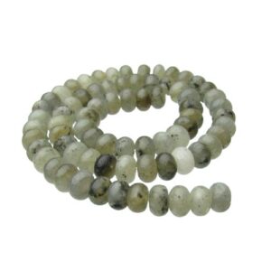 labradorite rondelle gemstone beads 8mm