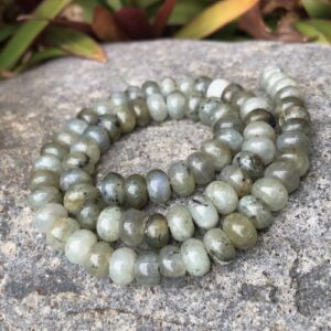 labradorite rondelle gemstone beads 8mm