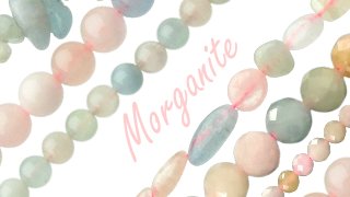 natural morganite gemstone beads