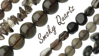natural smoky quartz gemstone beads