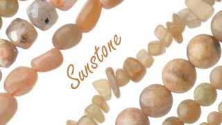 sunstone natural gemstone beads