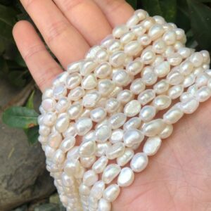 whiteagradenuggetpearls4 white a grade nugget freshwater pearls