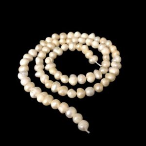 white small potato freshwater pearls