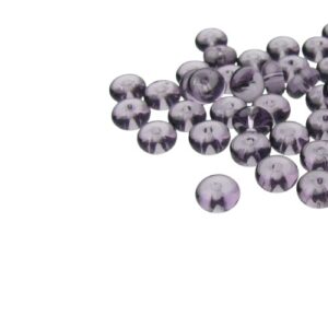 purple glass spacer beads