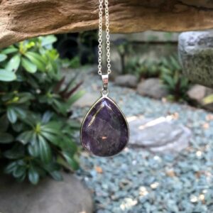 amethyst gemstone pendant