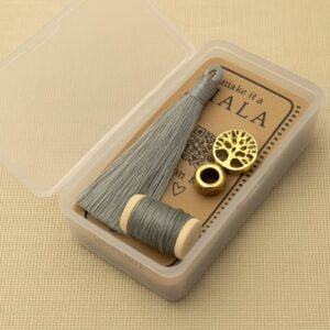 silver grey make it a mala kit