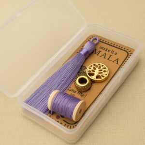 make it a mala necklace beading kit lavender