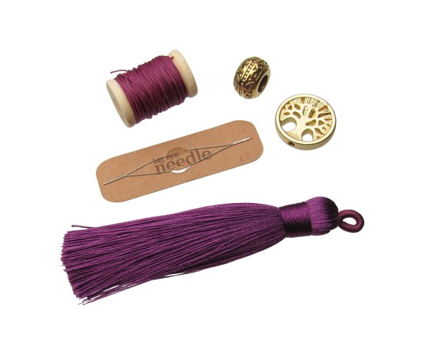 Make it a Mala Kit – Plum Purple - Image 3