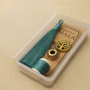 mint green make it a mala gemstone beading kit