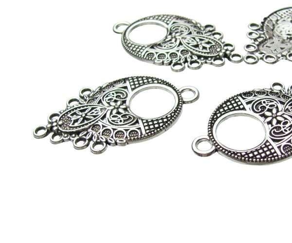 silver chandelier findings for beading