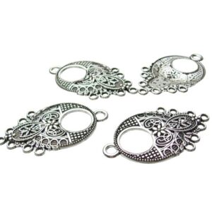 silver chandelier findings for beading