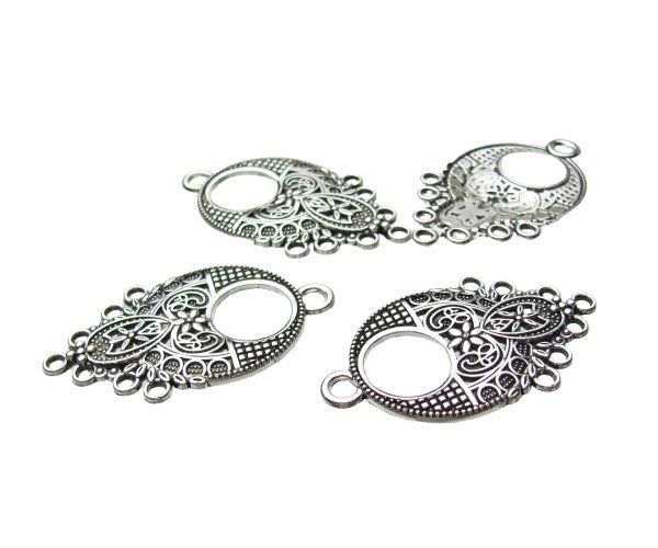 silver chandelier findings for beading