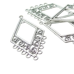 silver chandelier parts for handmade jewellery