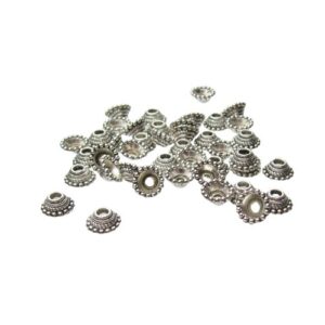 silver bead caps