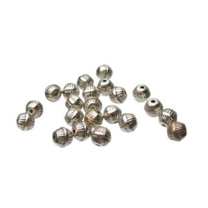 silver metal spacer beads for jewellery making