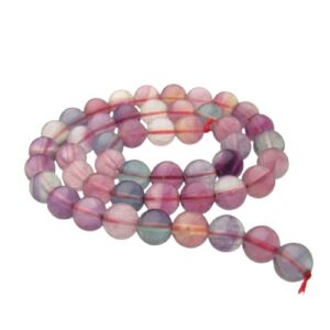 fluorite aa grade gemstone round beads 8mm