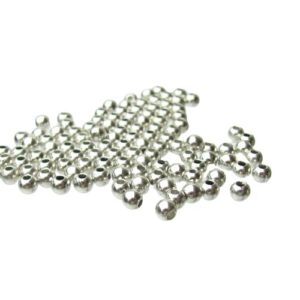 4mm round metal spacer beads