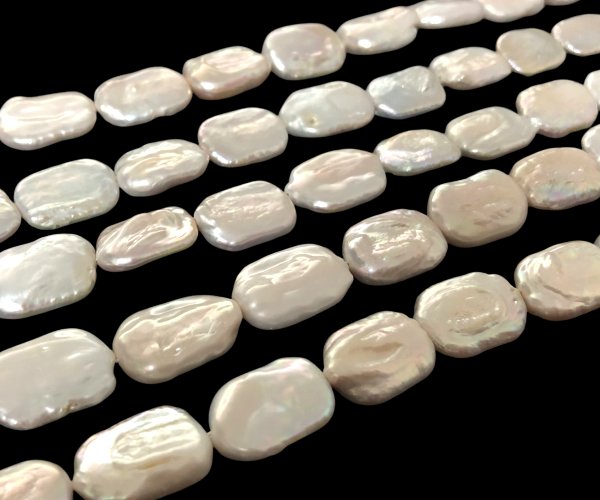 baroque rectangle freshwater pearls