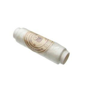 White Waxed Polyester Micro Macrame Cord 0.35mm [40m roll]