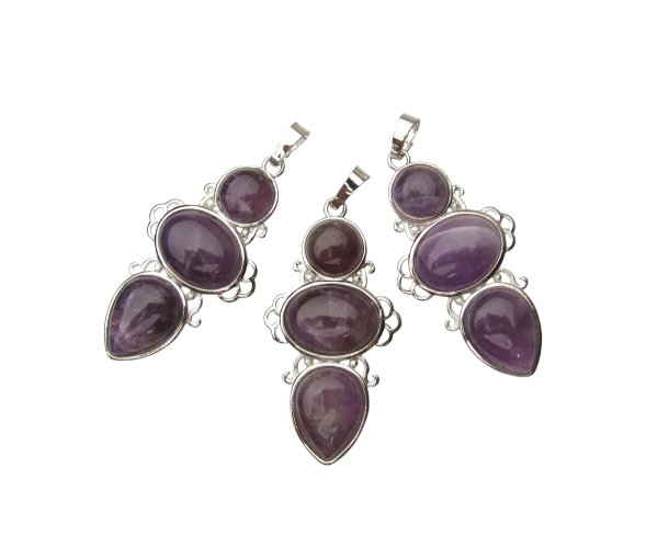 amethyst gemstone pendant australia