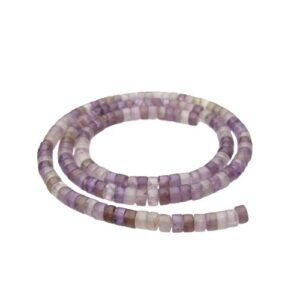 amethyst wheel heishi gemstone beads Australia