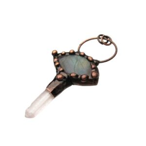labradorite gemstone pendant