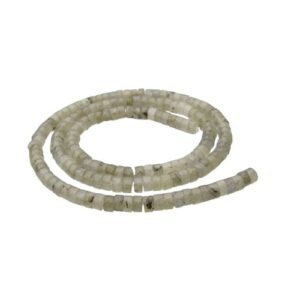 labradorite gemstone wheel beads heishi