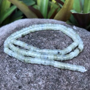 labradorite gemstone wheel beads heishi