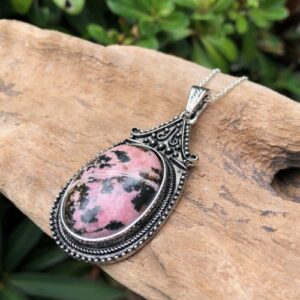 rhodonite gemstone beads