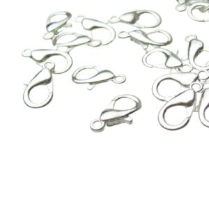 14mm silver lobster clasp