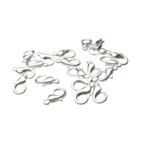 14mm silver lobster clasp