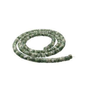 tree agate wheel heishi gemstone beads