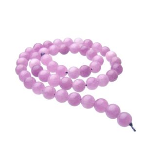 Lilac Jade (dyed) Round Gemstone Beads – 8mm [strand]