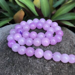 kunzite jade 10mm round gemstone beads