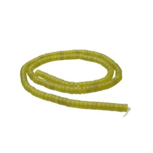 olive jade gemstone wheel beads