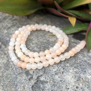 peachaventurine4mmroundbeads4 peach aventurine 4mm round gemstone beads
