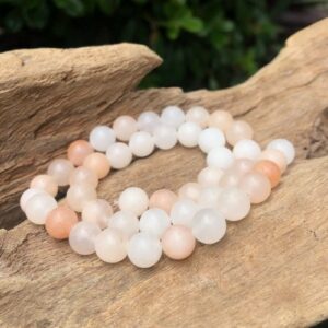 peach aventurine 8mm round gemstone beads