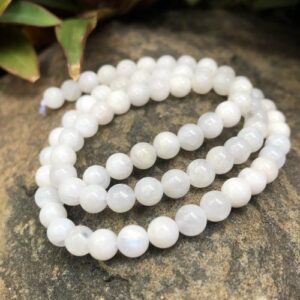 rainbow moonstone 5mm round gemstone beads