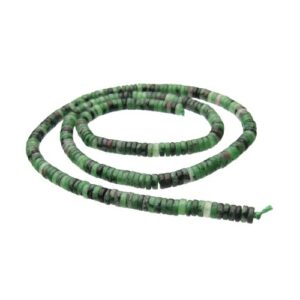 ruby zoisite wheel beads