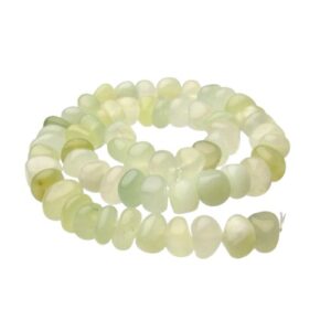 serpentine new jade nugget gemstone beads